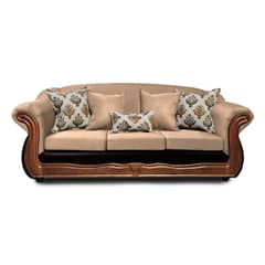 AMERICA DECORA - Sofá Para 4 Personas Grand Búfalo Mixto Beige X