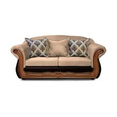 AMERICA DECORA - Sofá Para 3 Personas Grand Búfalo Mixto Beige X