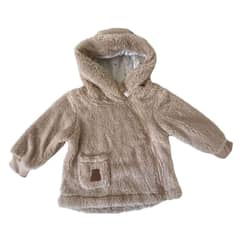TEDMIMAK - CHAQUETA DE FELPA MARRON BEBE