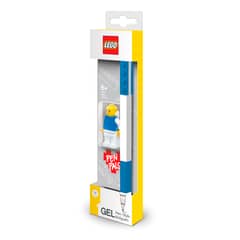 GENERICO - LAPIZ GEL LEGO PEN PAL CON MINIFIGURA AZUL SANTOKI