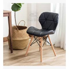CORI CORI - Sillas Eames Mariposa Ecocuero Negra