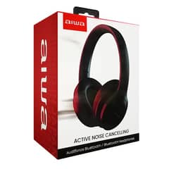 AIWA - Audífonos Over Ear Bluetooth Stereo con Cancelación de Ruido Modelo AW-ANC45K