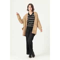PRIVILEGE - Cardigan con lana camel 2770 - Camel