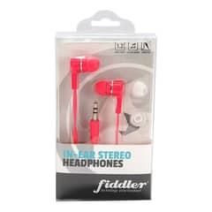 FIDDLER - Audífonos In-ear Manos Libres Rosado fd-003fp