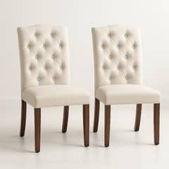 KLIK - Pack de 2 Sillas de Comedor Acolchada Madera Elegance