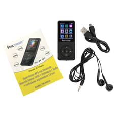 TECMASTER - MP3 BLUETOOTH 16 GB CARCASA ABS + AUDÍFONO 3.5MM TM-300523