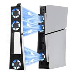 KUANGYE - Ventilador Para Ps5 Slim Refrigeración Mejorado Con Luz Led