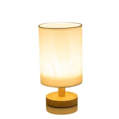 GENERICO - Lampara Sobremesa Velador Escritorio Decoración Elegante Cilíndrica