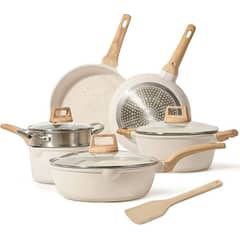 U BUY - Juego De Utensilios Cocina Medical Stone White 10 Piezas