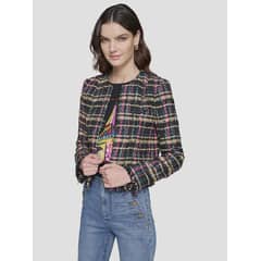 KARL LAGERFELD - Chaqueta corta tweed