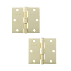 ODIS - Pack 2 Bisagras Acero 3,5´´x3,5´´x2,0mm Canto Recto Bronce