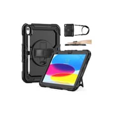 GENERICO - Funda Armadura Antigolpe Para iPad 10.9 2022 10th + Hidrogel Mate