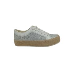 HERIEL - Zapatilla Blanca Textil Mujer