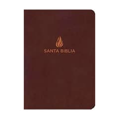 GENERICO - BIBLIA RVR1960 COMPACTA LETRA GRANDE TAPA PIEL FABRICADA