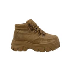 HERIEL - Zapatilla Khaki Plataforma Mujer