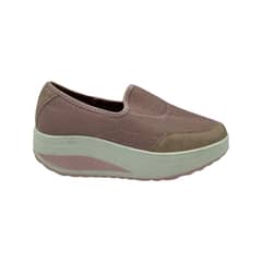 HERIEL - Zapatilla Rosa Brillos Mujer