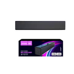 MOTOMO - SOUND BAR PORTATIL MO-RGB BAR 15W NEGRO PASBAR01