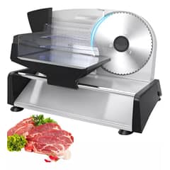 GENERICO - Rebanadora Cortador 7.5in Eléctrica De Carne Jamon 1 A 15mm
