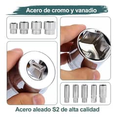 GENERICO - Estuche De Dados Herramientas Juego De Dados 216 Piezas