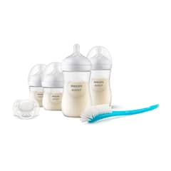 AVENT - Set Mamaderas SCD83811 Natural + Cepillo y Chupete