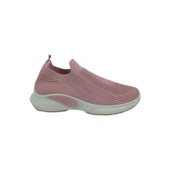 HERIEL - Zapatilla Rosa Elastizada Mujer