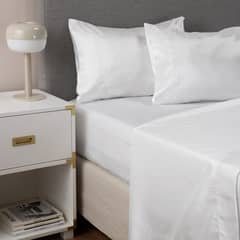 ROSEWOOD - Sabanas Satin Ultra Suaves Juego Completo - Negro - Super King