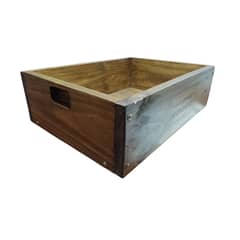 ARBORIUM - Cajón De Madera 44x32x14 Cm Rústico Vintage