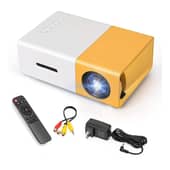 GENERICO - Mini Proyector Led Hd Portátil Av Hdmi Lcd + Control Remoto