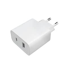 XIAOMI - Cargador Ultrarrápido 33w Con Doble Salida Usb Y Ty-c