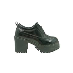 HERIEL - Zapato Negro Plataforma Mujer