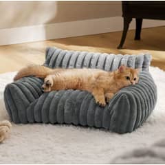 HOMER OUTDOOR - Cama Para Gatos Y Perros Sofá Mediana Gris