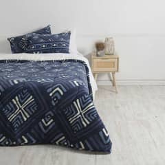 MASHINI - Plumón Coral Sherpa King Plazas Print tripoli