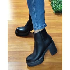 SNOOPY - Botin Mujer Taco Medio con Plataforma M484