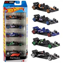 HOT WHEELS - Pack 5 Autos Formula 1 F1