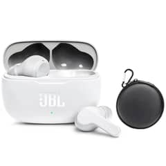 JBL - Audífonos Bluetooth WAVE 200TWS - Blanco y Estuche