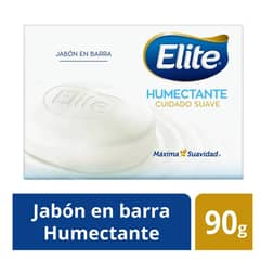 ELITE - Jabón En Barra Humectante Cuidado Suave 90g