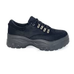 POZATINI - ZAPATILLA NEGRA MUJER MELLAFE