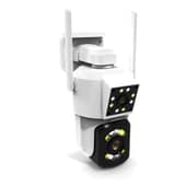 GENERICO - Cámara IP Inalámbrica Doble Lente WiFi para ExteriorInterior