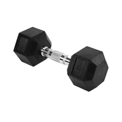 FOUR - Mancuerna Hexagonal - Negro - 5 kg