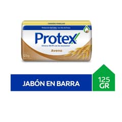 PROTEX - Jabón Barra Antibacterial Avena 125gr Protección