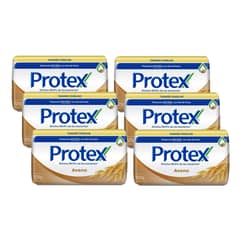 PROTEX - Pack X6 Jabón Barra Antibacterial Avena 125gr Protección