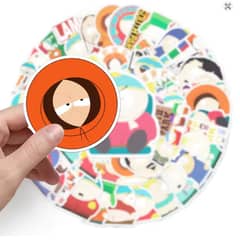 GENERICO - Set 50 Stickers / Calcomania South Park Kenny Cartman Stan