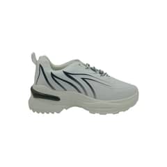 HERIEL - Zapatilla Blanca Print Plataforma Mujer