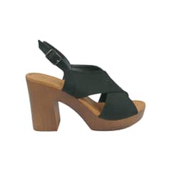 HERIEL - Sandalia Negra Plataforma Mujer