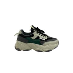 HERIEL - Zapatilla Verde Plataforma Mujer