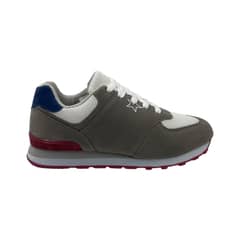 HERIEL - Zapatilla Gris Gamuza Mujer