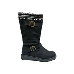 HERIEL - Bota Negra Chiporro Mujer