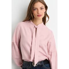 IO - Blusa Manga Larga Rosado Mujer