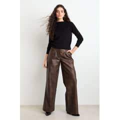 ASH - Pantalon Café Mujer