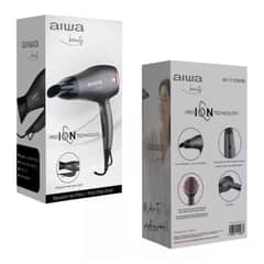 AIWA - Secador De Pelo Cabello 1800W 2N 2V Gris Aw-thd1839